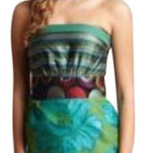 Desigual La Gardienne Multi-Color Cocktail Sleeveless Dress - stunning on. - Picture 4 of 8
